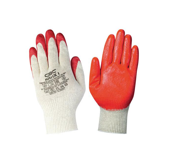 Перчатки износостойкие для защиты от механических и химических повреждений